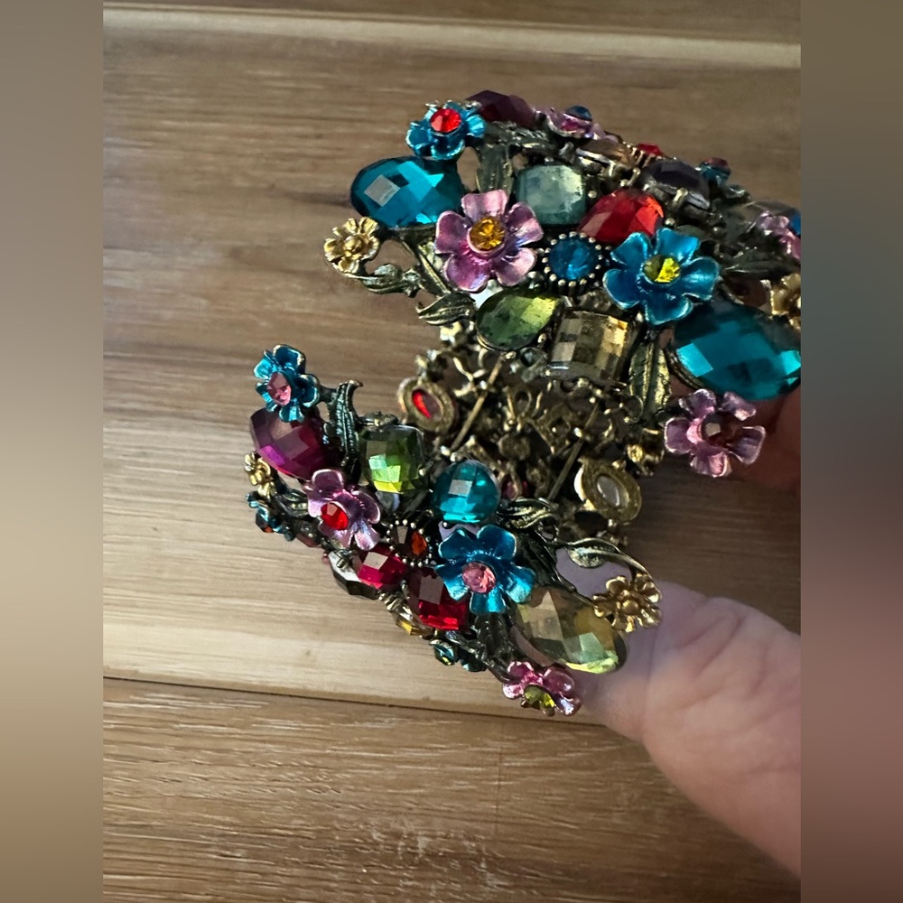 Modern Colorful Rhinestone Bracelets (2) - Picture 3 of 6